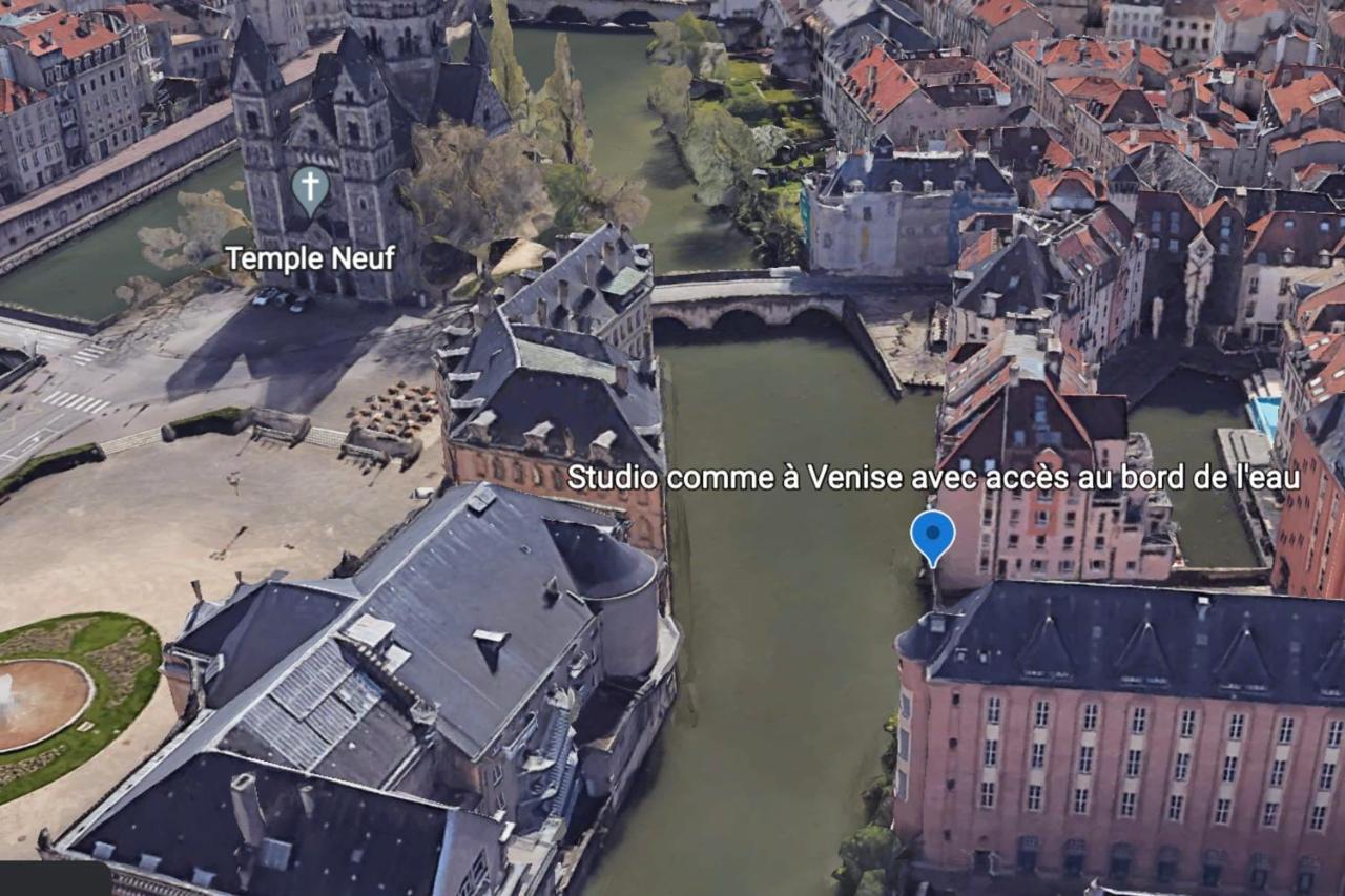 Romantique "Comme A Venise" Au Bord De L'Eau Avec Parking Metz Eksteriør bilde